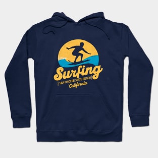 Surfing | San Onofre State Beach | California | Surfing lover gifts Hoodie
